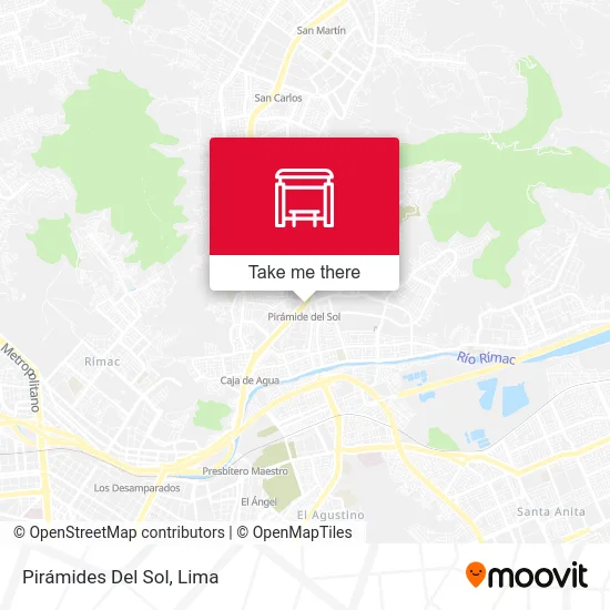 Pirámides Del Sol map