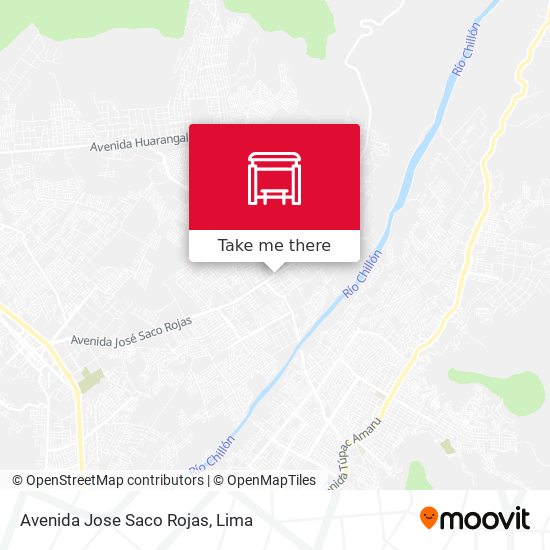 Avenida Jose Saco Rojas map
