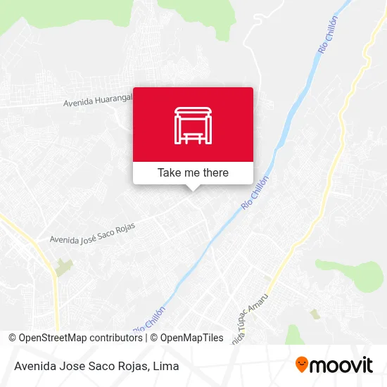 Avenida Jose Saco Rojas map