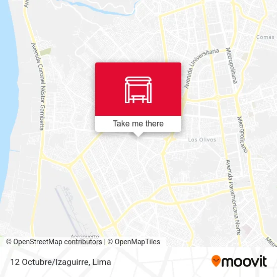 12 Octubre/Izaguirre map
