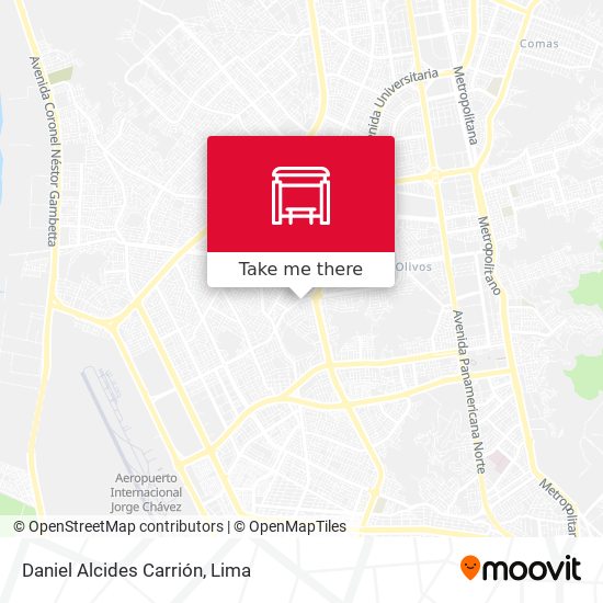 Mapa de Daniel Alcides Carrión