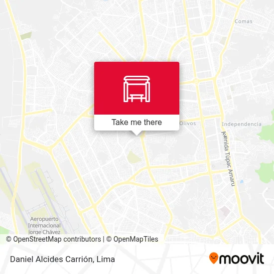 Daniel Alcides Carrión map