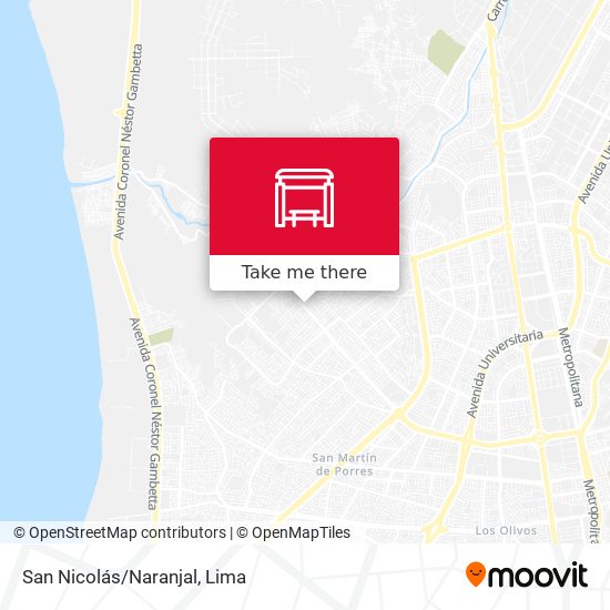 Mapa de San Nicolás/Naranjal