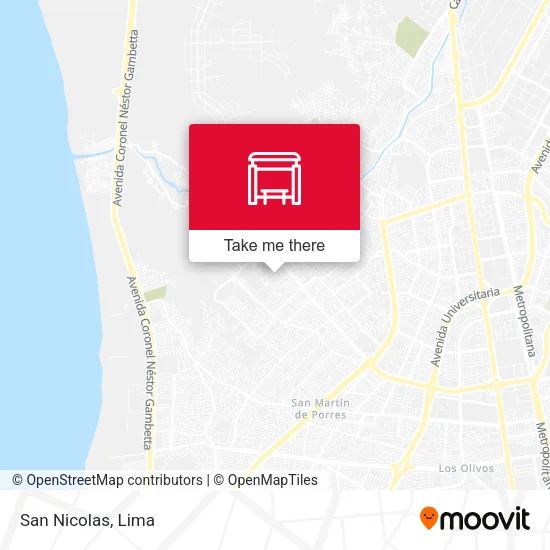 San Nicolas map