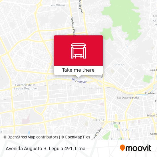Avenida Augusto B. Leguia 491 map