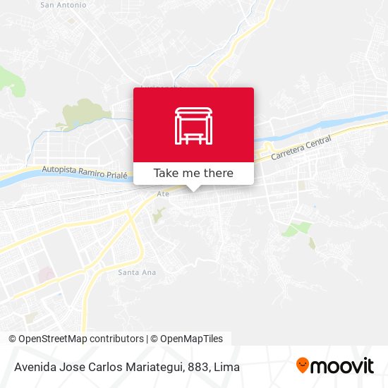 Mapa de Avenida Jose Carlos Mariategui, 883