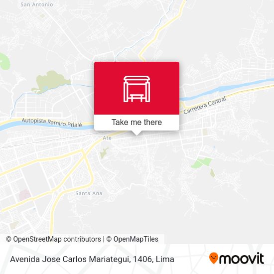 Mapa de Avenida Jose Carlos Mariategui, 1406