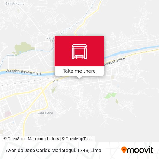 Avenida Jose Carlos Mariategui, 1749 map