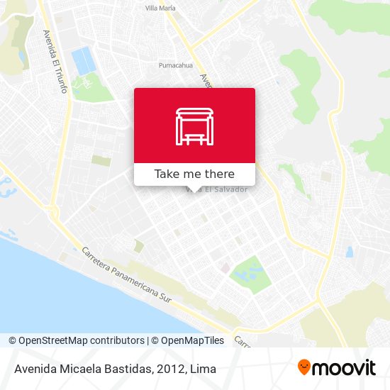 Avenida Micaela Bastidas, 2012 map