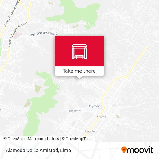 Mapa de Alameda De La Amistad