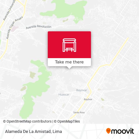 Alameda De La Amistad map
