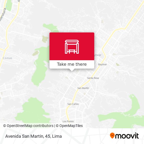 Avenida San Martín, 45 map