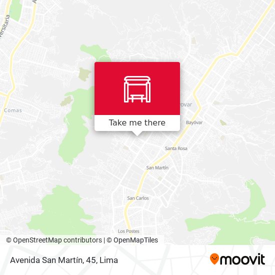Mapa de Avenida San Martín, 45