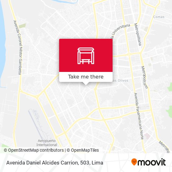 Avenida Daniel Alcides Carrion, 503 map