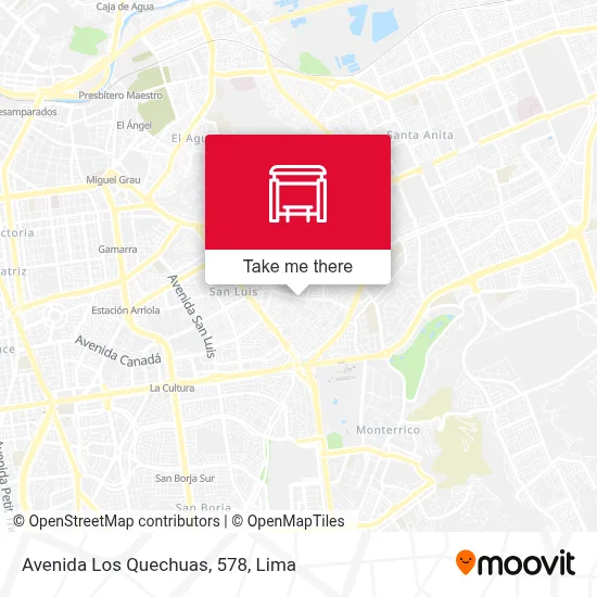 Avenida Los Quechuas, 578 map