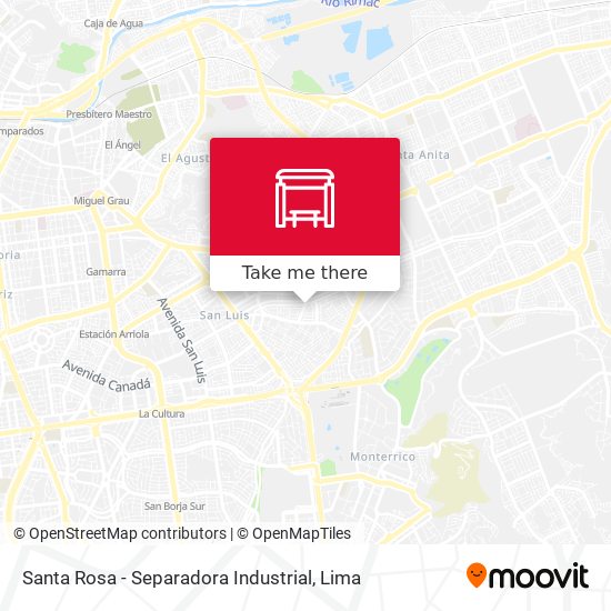 Santa Rosa - Separadora Industrial map