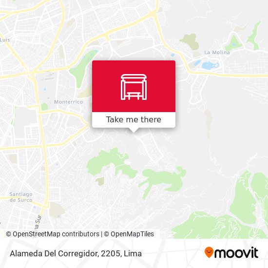 Mapa de Alameda Del Corregidor, 2205