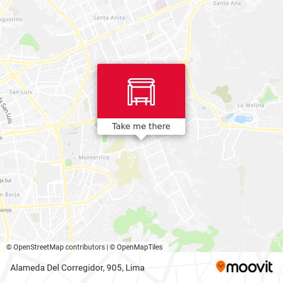 Mapa de Alameda Del Corregidor, 905