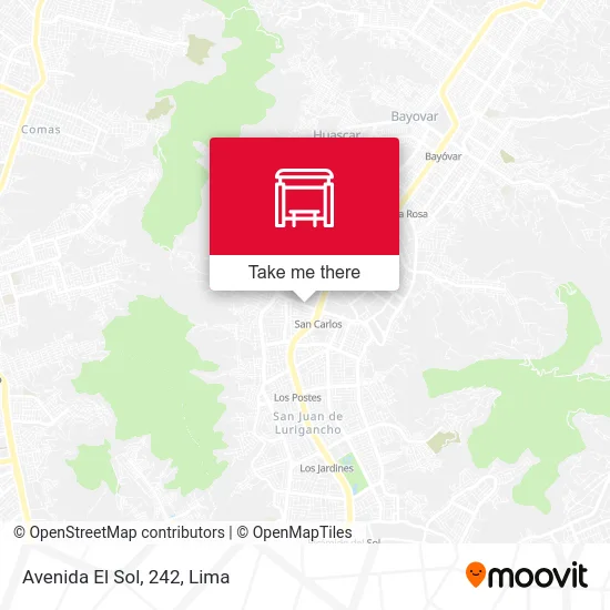 Avenida El Sol, 242 map