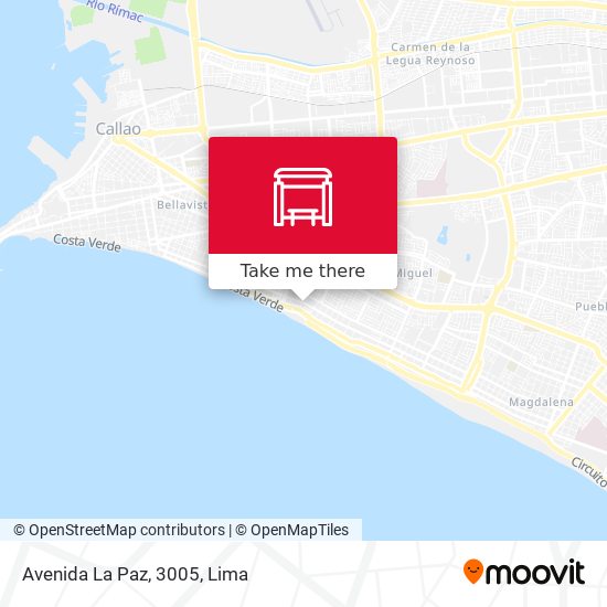 Mapa de Avenida La Paz, 3005