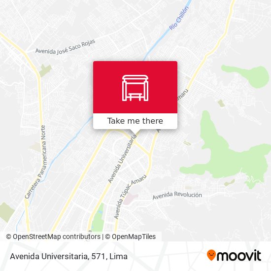 Mapa de Avenida Universitaria, 571