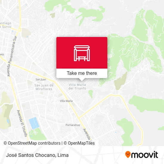 José Santos Chocano map