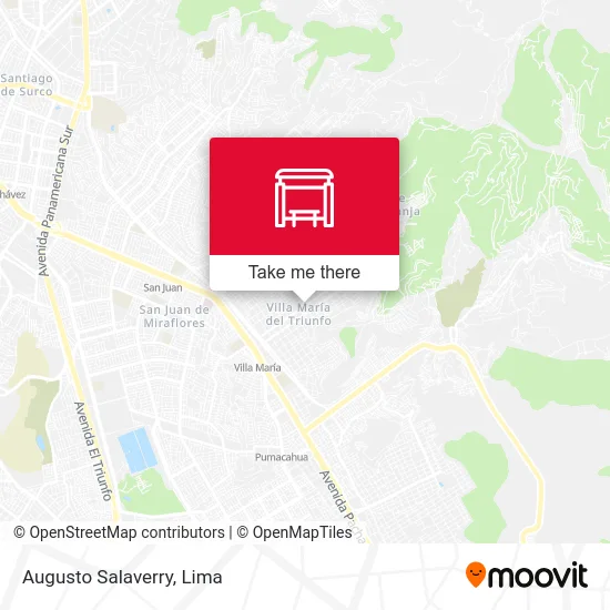 Augusto Salaverry map