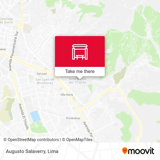 Augusto Salaverry map