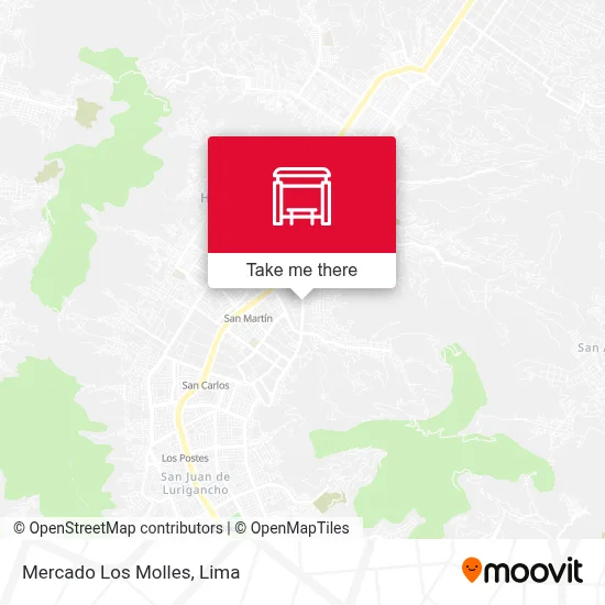 Mercado Los Molles map
