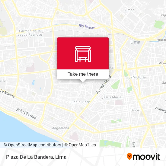 Plaza De La Bandera map