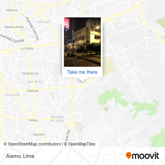 Álamo map