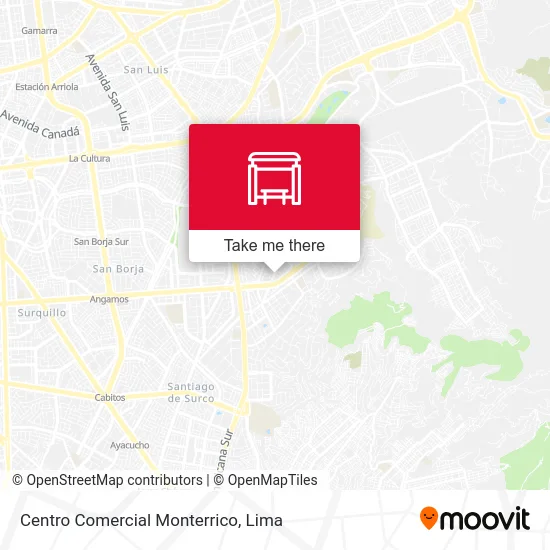 Centro Comercial Monterrico map