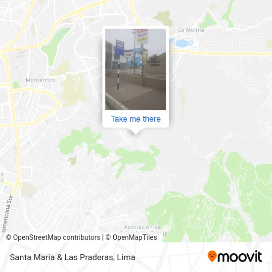 Santa Maria & Las Praderas map