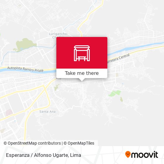 Mapa de Esperanza / Alfonso Ugarte