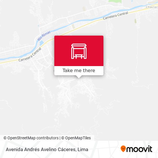 Avenida Andrés Avelino Cáceres map