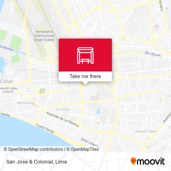 San Jose & Colonial map
