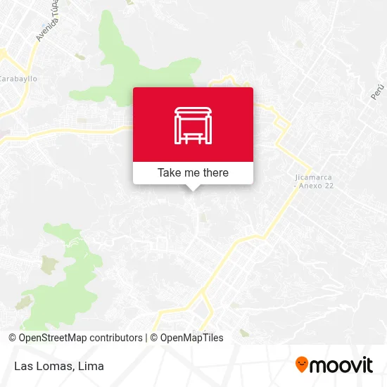 Las Lomas map