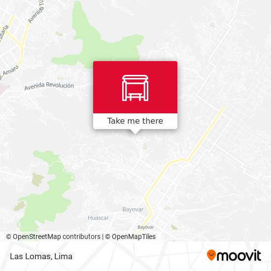 Las Lomas map