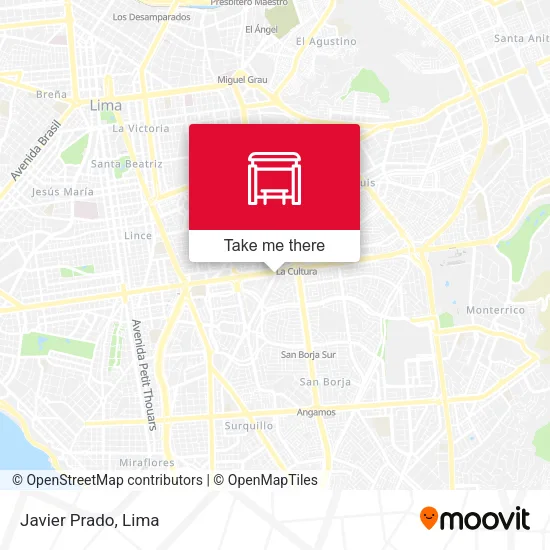 Javier Prado map