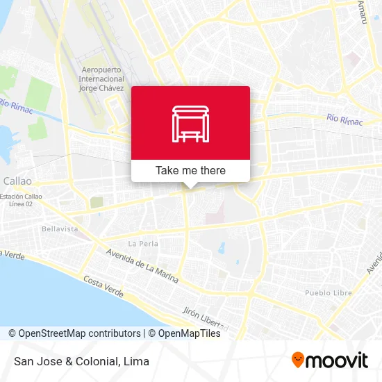 San Jose & Colonial map