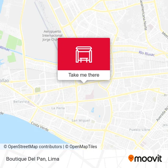 Boutique Del Pan map