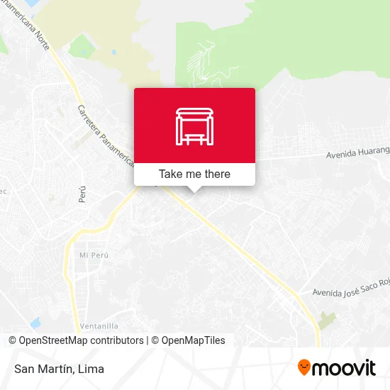 San Martín map