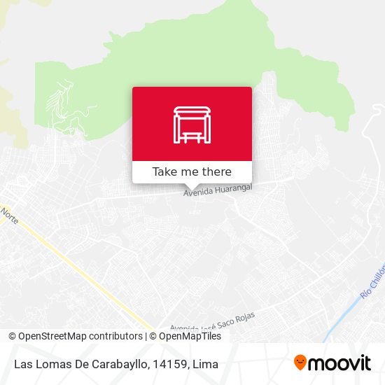 Mapa de Las Lomas De Carabayllo, 14159