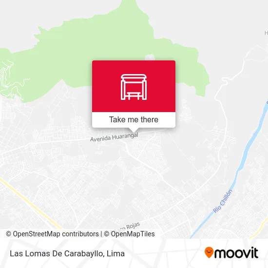 Las Lomas De Carabayllo map