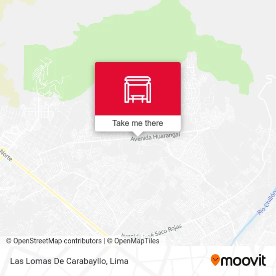 Las Lomas De Carabayllo map