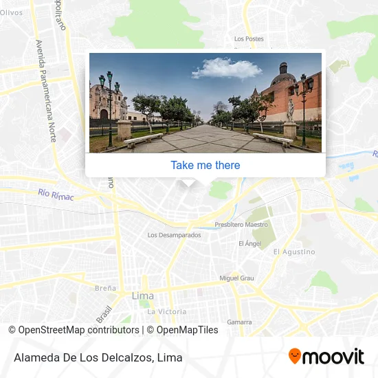 Alameda De Los Delcalzos map