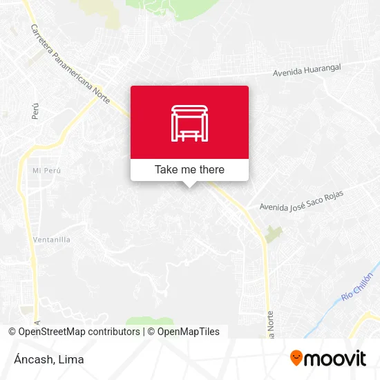 Áncash map