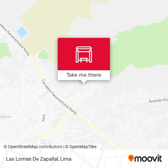 Las Lomas De Zapallal map