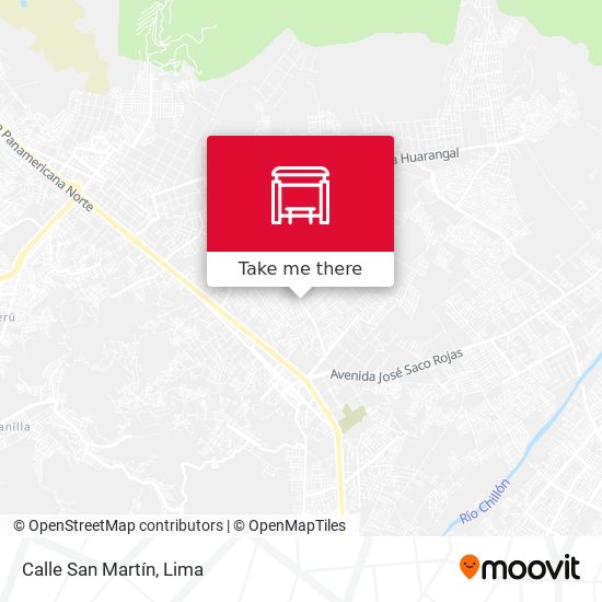 Mapa de Calle San Martín