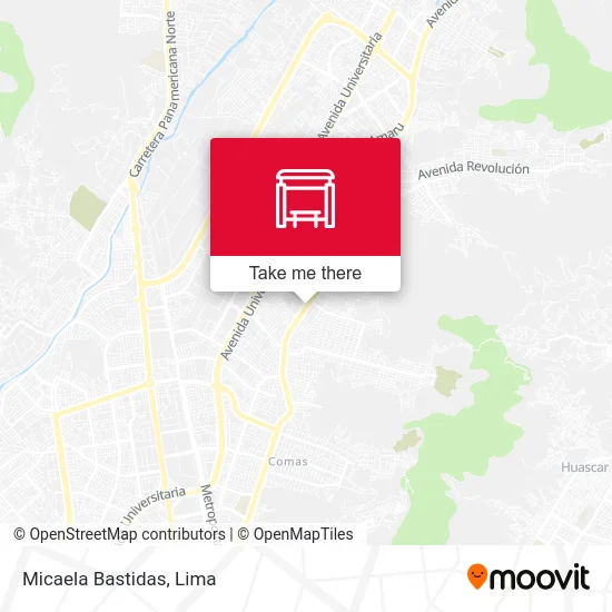 Micaela Bastidas map